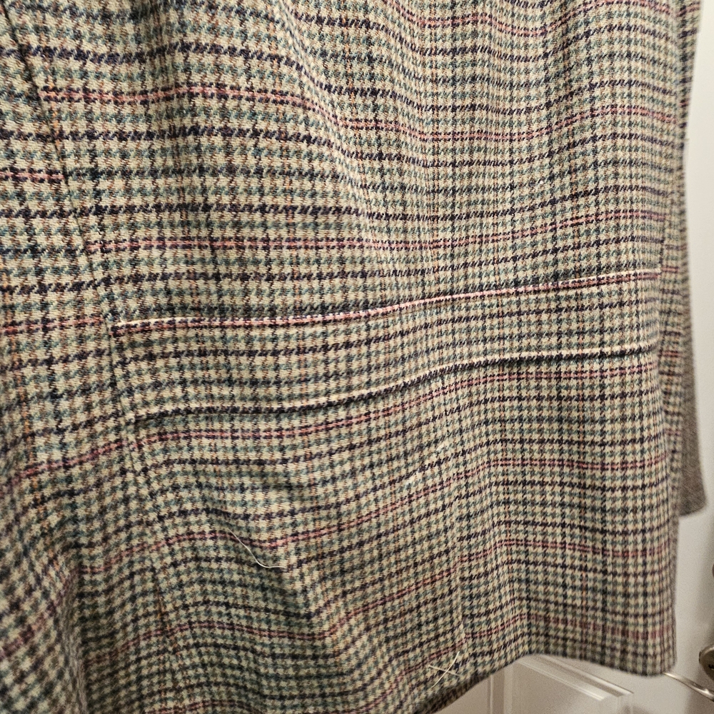 Equestrian Plaid Women's Jacket by Talbots 22W - Picture 9 of 10